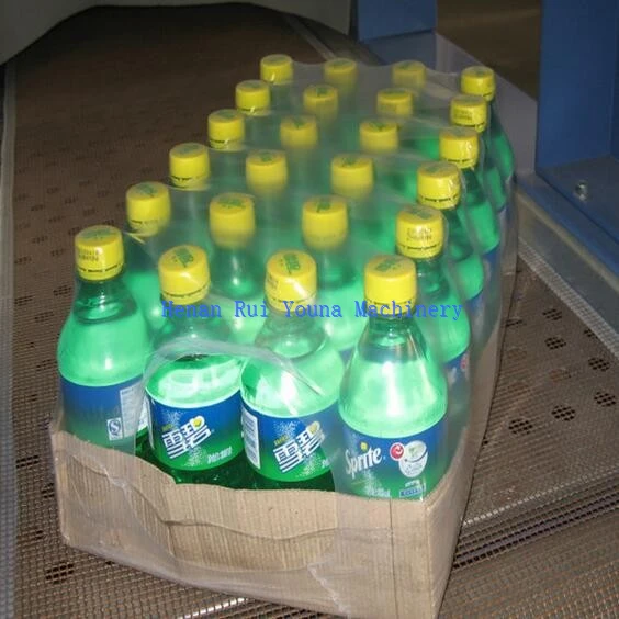 Automatic 24 Bottle Heat Shrink Wrapping Machine